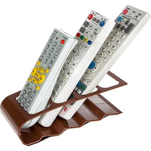 VCR DVD TV Remote Control CellPhone Stand Holder 4 Slots Storage Caddy Organiser Tools