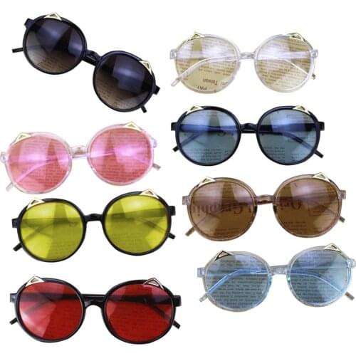 Fashionable Cat Ears Childrens Sunglasses Childrens Decorative Glasses Cute Baby Comfortable Eye Protection Sunglasses