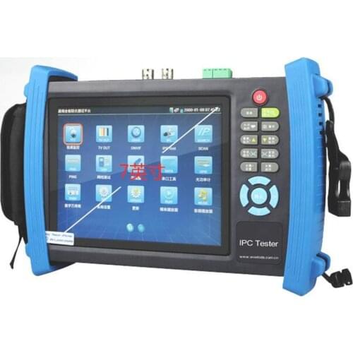 CCTV IPC Camera Tester 7 Inch Touch Screen Built-in WIFI PoE PTZ IP Camera ONVIF Monitor Test HDMI IPC8600