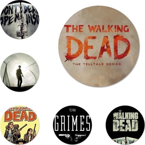 The Walking Deads Icons Pins Badge Decoration Brooches Metal Badges For Clothes Backpack Decoration