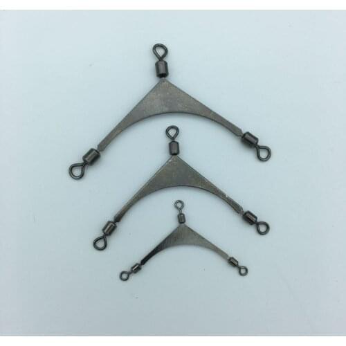 10 pcs American pole swivel connectors fork points line metal hook fishing fishing tackle fishing supplies accessories wholesale