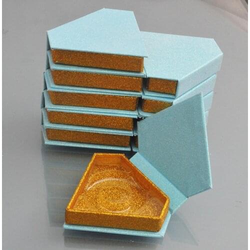 100pcs False Eyelash Packaging Box with custom your Logo Fake Mink Lash Boxes full strip faux cils magnetic cosmetic case Empty