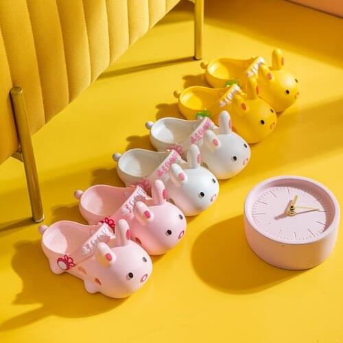 3D Cartoon Rabbit Shape Infant Kids Sandals Baby Boys Girls Kawaii Casual Sandals Beach Shoes Soft Bottom Slippers Child Shoes