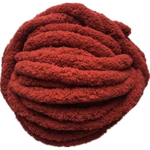 6balls/lot 1500g super chunky chenille yarn thick wool yarn for arm knitting blanket winter warm crochet needle