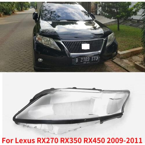 CAPQX For Lexus RX270 RX350 RX450 2009 2010 2011 Front Head Light Cover Headlamp Lampshade Lampcover Lamp Shade Glass Shell Lid