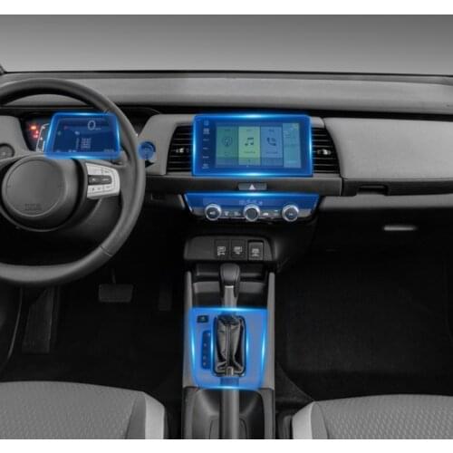 For Honda LIFE 2021 Car Interior Center console Transparent TPU Protective film Anti-scratch Repair film Accessories