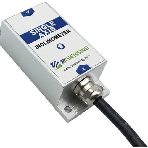 Single Axis Inclinometer BWK218 solar tracking sensor Accuracy 0.2 Deg Analog Current Output