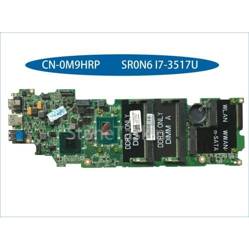Best Value CN-0M9HRP for Dell Inspiron 5323 Laptop Motherboard SR0N6 I7-3517U SLJ8C HM77 RAM 100% Tested