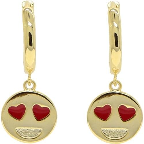 In Love Fashion Girl Earring Gold Color Multi Piercing Dangle Earrings
