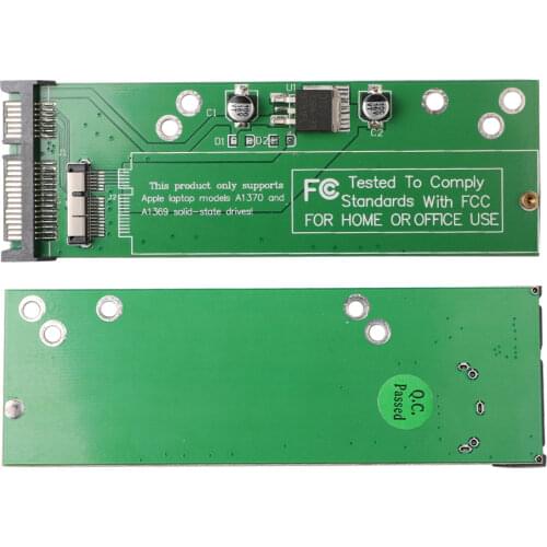 Original SSD to SATA Adapter Card For Apple Macbook Air A1370 A1369 2010/2011 High-quality Sata Card