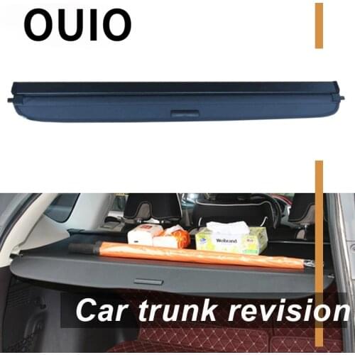 OUIO 1Set Car Rear Trunk Cargo Cover Auto For Audi Q3 2010 2011 2012 2013 2014 2015 Black Security Shield Shade Auto accessories