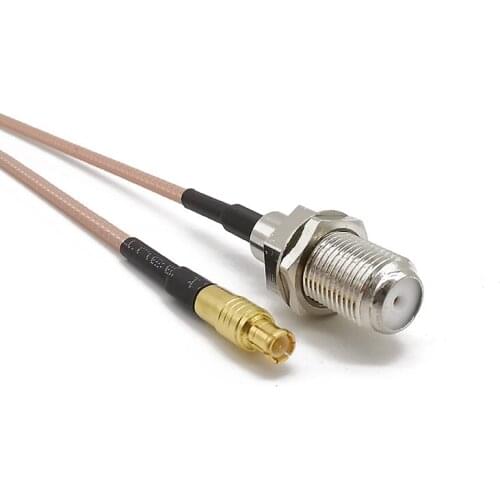 MCX Male to F Female Adapter RF RG316D Double Shield Silver Extention Cable for XM Sirius Satellite Radio Antenna Cable 10-50CM