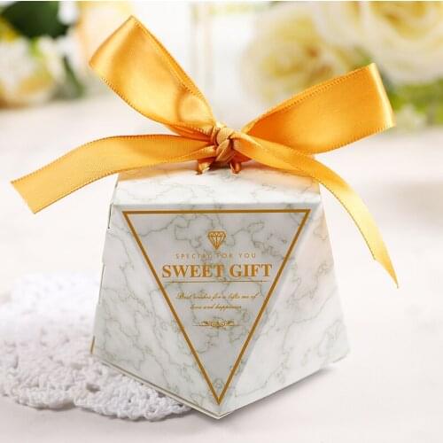 30pcs Wedding Gift Box Sweet Gift Favor Boxes Large Paper Box With Ribbon Baby Shower Party Birthday Candy Box for Guests