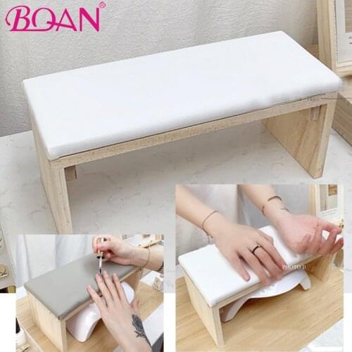 BQAN Manicure Hand Rest For Nail Pillow Supportable Desktop Hand Stand For Manicure Table Mat Arm Wrist Hand Rest Salon Tools