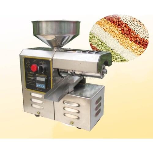 Oil Press Machine Peatnut Seed/Tea Seed Oil Extractor Labor Saving Stainless Steel Electric Oil Presser SG30-1