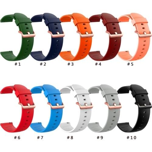 For Xiaomi Watch Color Belt Replacement 22mm Watch Strap for Xiaomi Mi Watch Color Band Soft Sport Silicone Bracelet Wristband