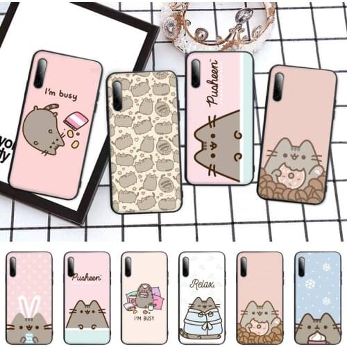 Cute Pusheens Cat Phone Case For Honor 7A Pro 7C 10i 8A 8X 8S 8 9 10 20 Lite Silicone Cover