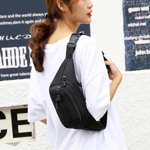 Men/Women Waist Bag Women Simple Leisure Fashion Oxford Waist Packs Ladies Waist Daily Picnic Bags Designer Mobile Phone Pouch