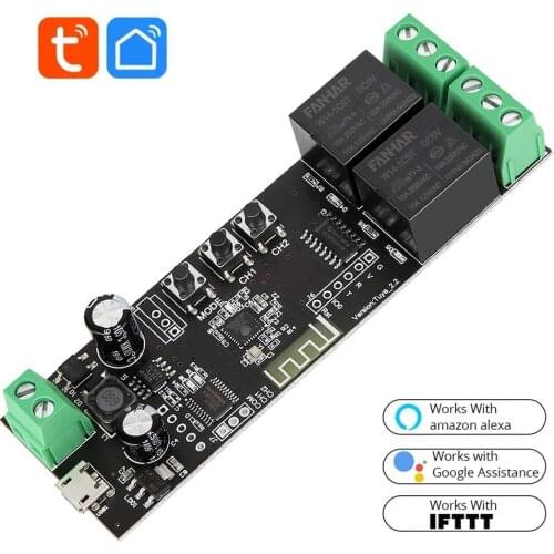 Tuya Inching Relay Wifi Smart Switch Module Momentary Smart Life APP Remote Control for Smart Home Work with Alexa Google Home