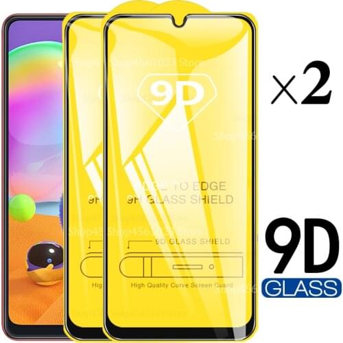 2PCS 9D A31 Screen Protector Tempered Glass For Samsung Galaxy A31 A 31 SM-A315F/DS SM-A315G/DS Tremp Safety Glass Shield Cover