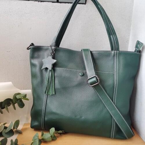 BBag Natural Cowhide Genuine leather Women Handbag Casual big capacity Tote Fashion Women shoulder bag