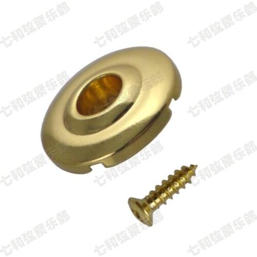 QHX 10 Pcs Gold Bass Guitar String Tree Retainers guitar accessories parts Musical instrument