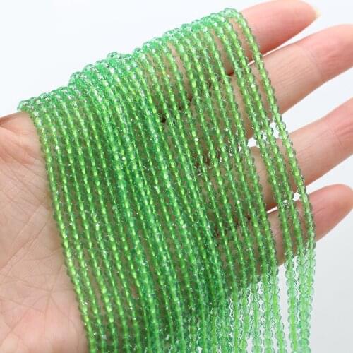 2021 New Natural Stone Small Beads Section Round Spinels Loose Beads for Jewelry Making DIY Bracelet Necklace Wholesale Size 3mm