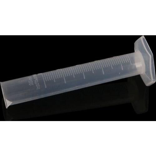 25mL Measuring Cylinder Laboratory Test Graduated Liquid Trial Tube Jar Tool New