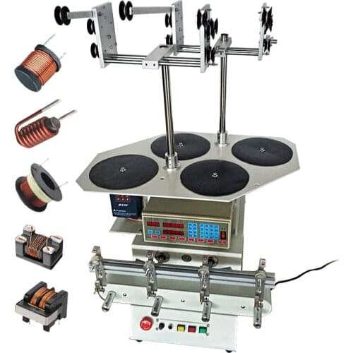 LY 840 Automatic Coil Winder Winding Machine 0.03-0.5mm Wire 4 Axis Width 110mm Screw Diameter 80mm 220V 110V