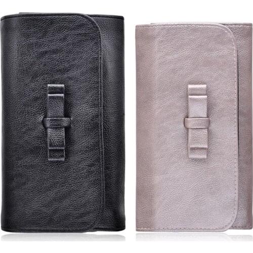 Cosmetic Cases Butterfly PU Makeup Brush Bag Waist Case Professional Powder Foundation Eyeshadow Makeup Brushes Cosmetics Tools