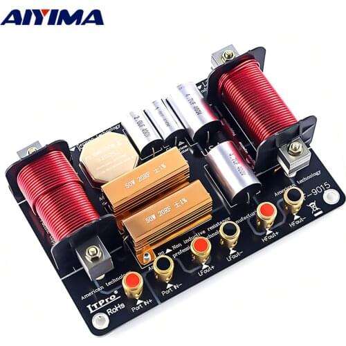 AIYIMA Audio Crossover Stage Speaker 600W 1000W 1500W Treble Bass 2 Way Crossover Filter Frequency Divider 12-18 Inch Speakers