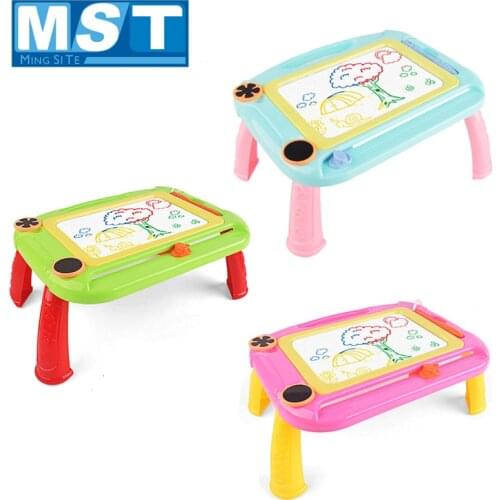 Erasable Magnetic Drawing Board Painting Desk Graffiti Art For Kids Children Learning Educational Toys Games Writing Table