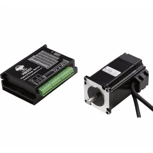 EU SHIP HBS57+23SSM2440-EC1000 nema23 2 Phase 4.0A 133mm Length Hybrid Servo Closed Loop for CNC router