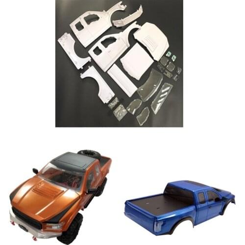 Crawler Car TRAXXAS TRX4 ABS White Hard Body Kits For 1/10 Radio Control Cars 4X4 Electric Pickup Truck Toy Diy Accessories Part