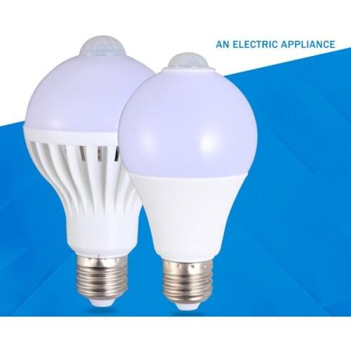 E27 Bulbs Body Motion Detector Smart Night Lamps 110v 220v led bulbs for Corridor Stairs 5W 9W Home Light Night Security Bulbs