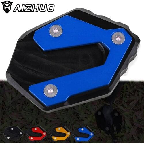 MT09 Motorcycle CNC Kickstand Plate Side Stand Pad Enlarge FOR YAMAHA MT09 TRACER 900 TRACER900 GT FZ-09 Tracer XSR900 2014-2021