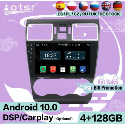 128G Carplay Multimedia Stereo Android For Subaru Forester WRX 2014 2015 2016 GPS Navigation Auto Audio Radio Receiver Head Unit