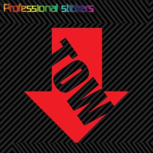 TOW Point Sticker Die Cut Self Adhesive Vinyl Decal Race Safety Racing #4 Stickers for Motos, Cars, Laptops, Phone