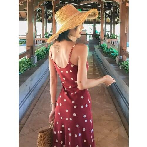 Beach Skirt 2021 New Super Fairy Thai Seaside Holiday Dress Travel Wear Slim Suspender Skirt