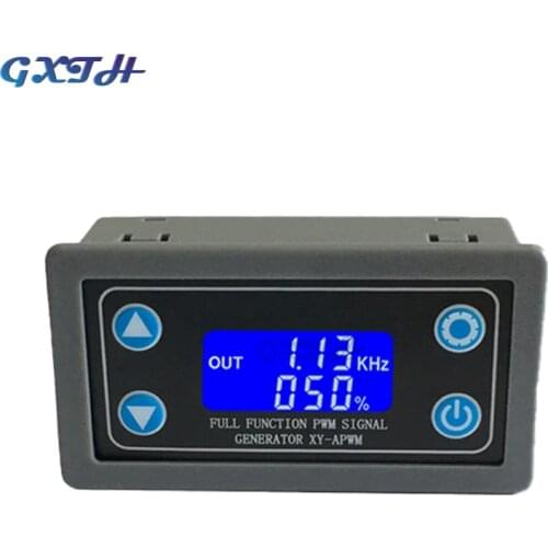 Full Function PWM Pulse Frequency Duty Ratio Adjustable Module Square Wave Rectangular Wave Signal Generator XY-APWM