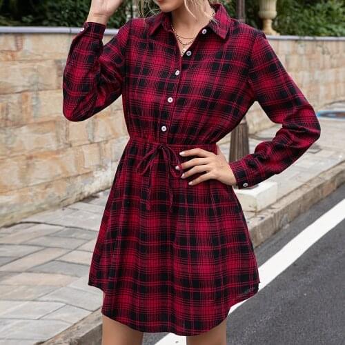 Smlinan Fashionable Shirt Dresses