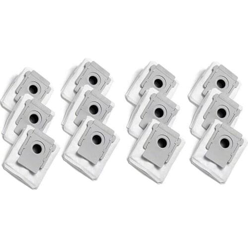TOP!-for Roomba S9+ (9550) I7, I7+ S9 Robot Dirt Bags 12 Packs Replacement Parts for Roomba S9 I7 + Vacuum Cleaner