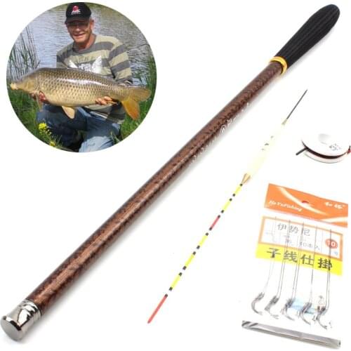 2.6m 3.0m 3.4m Shrimp rod Ultra-light Carp Fishing Rod High CarbonHard Hand Pole Fishing Rod Tackle child Stream fishing rod