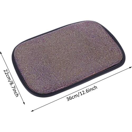 Universal BlingBling Car Center Console Cover Luster Crystal Arm Rest Padding Protective Case Diamond Car Decor Accessories Girl