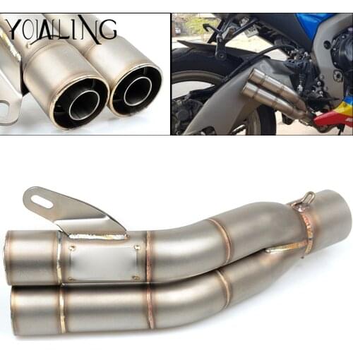 51MM Universal Motorcycle Scooter Exhaust Pipe Muffler Escape For Suzuki GSXR 600 750 GSX-R 2006 2007 2008 2009 K6 K7 K8 K9
