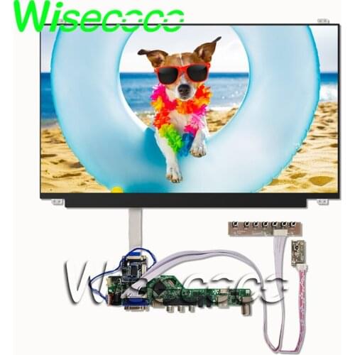 Narrow slim 15.6" laptop lcd display screen notebook replacement 1366*768 edp 30 pin VGA LVDS to EDP controller board original