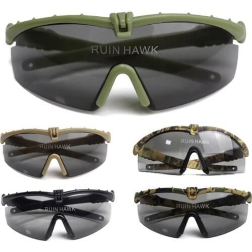 Military Tactical Goggles Sport Polarized Sunglasses Airsoft Paintball Shooting Eyewear Motorcycle Wargame Windproof Glasses