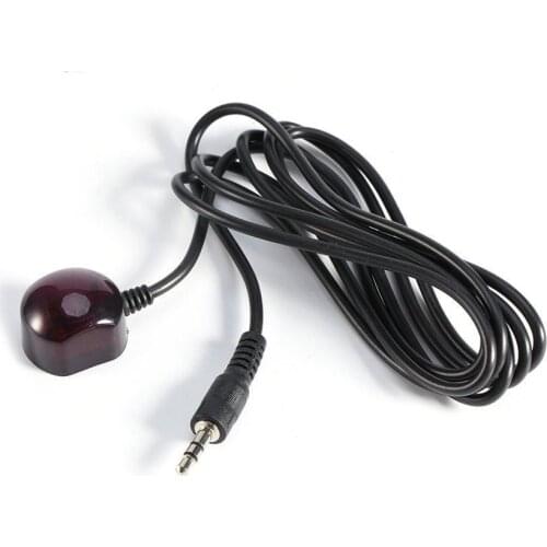 1.5M 3.5MM Extension Cord Cable With LED for Dual IR Infrared Emitter Remote Control Receiver Infrared Receiving Extension Cable