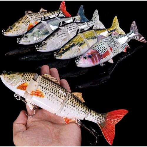 1pcs 24cm 140g Big Jointed Swimbait Wobbler Sea Fishing Lure for Bass Pike Salmon Artificial Hard Bait Fishing Tackle