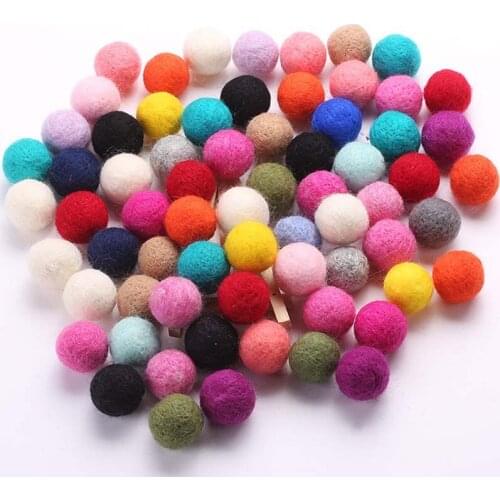 10pc 30mm Round Wool Felt Balls Pom Poms for Diy Girls Room Party Supplies Wedding Decoration Wool Felt Ball Accessories